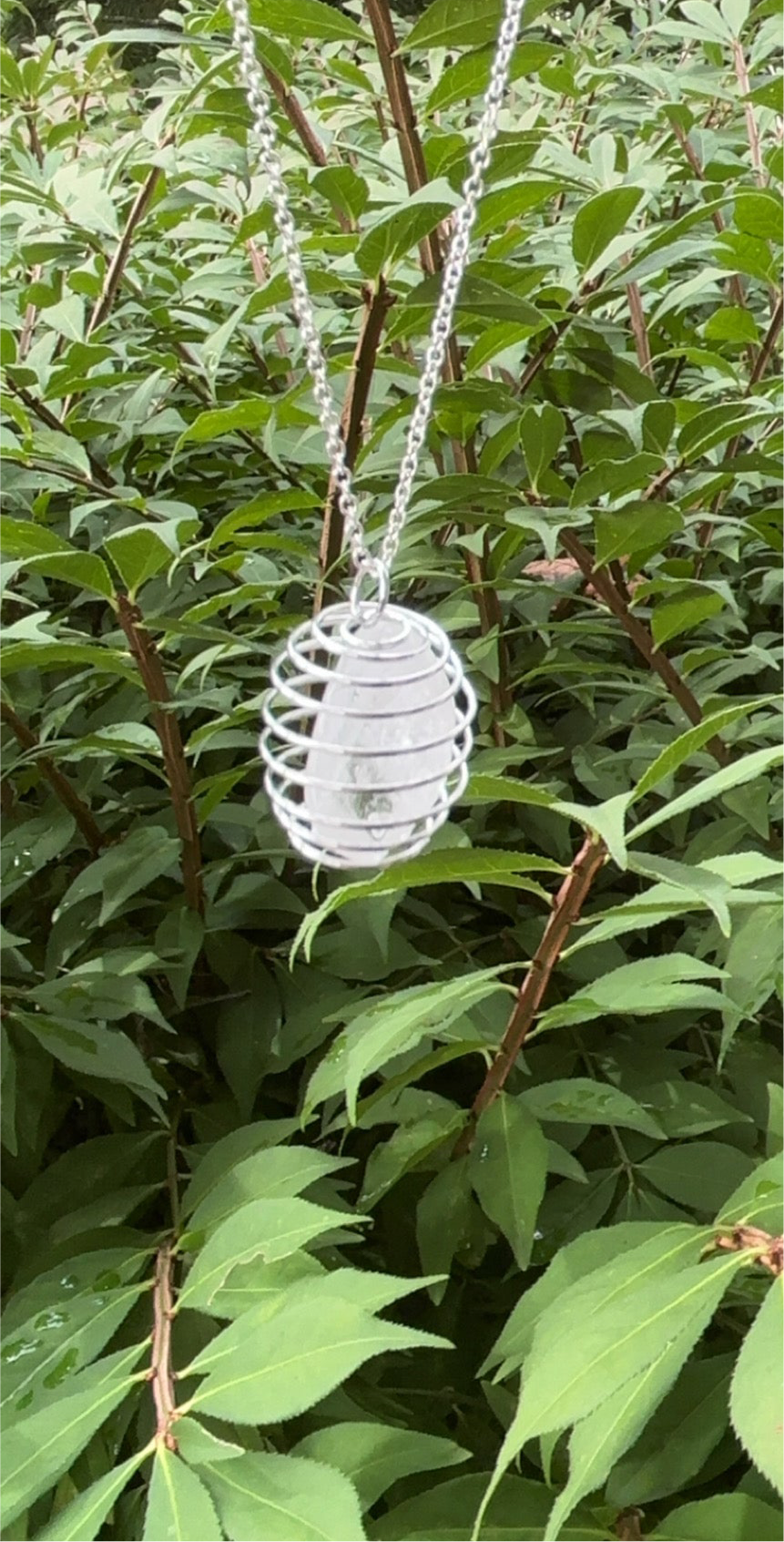 Crystal Wire Wrapped Necklace
