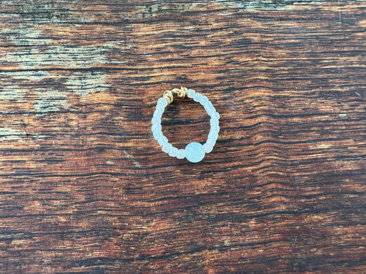 Crystal Beaded ring