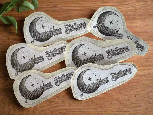 Handmade Moonstone Sisters sticker