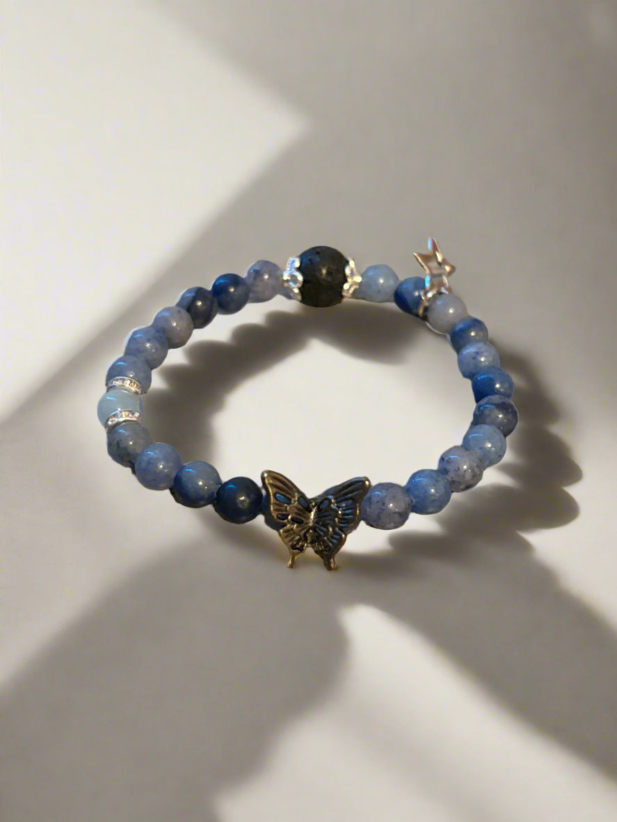 Blue Aventurine Crystal Bracelet