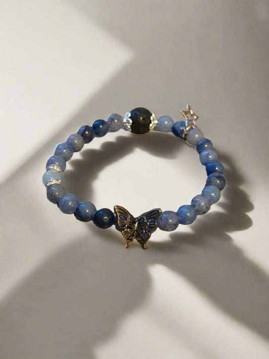 Blue Aventurine Crystal Bracelet