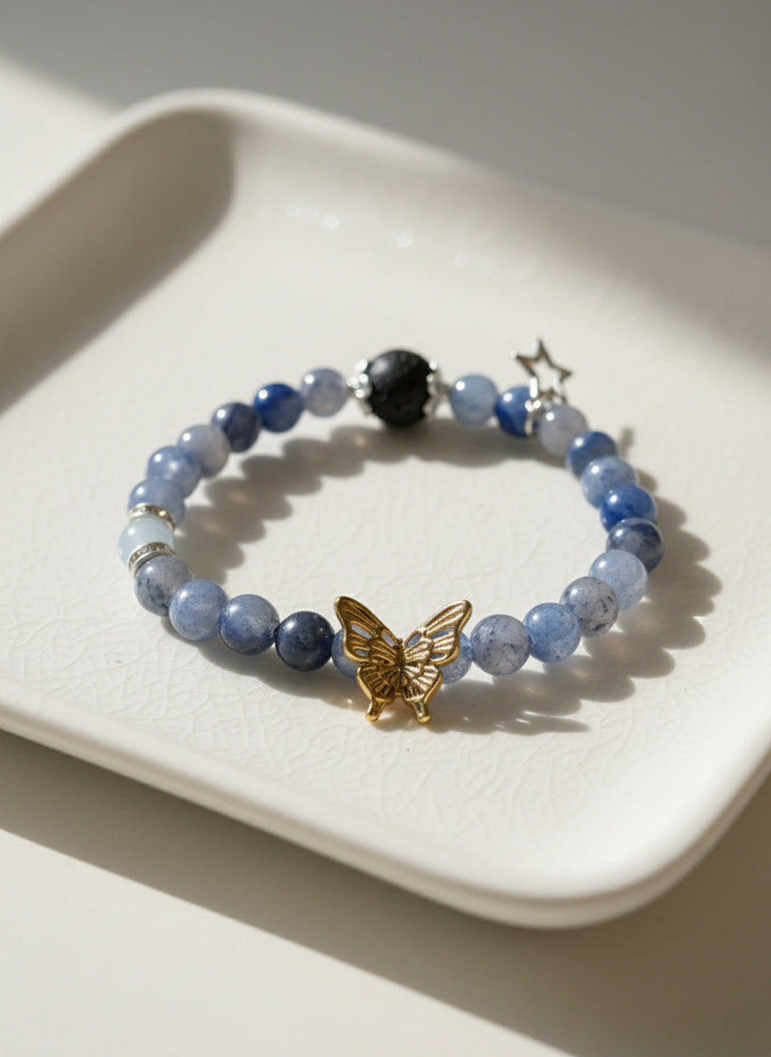 Blue Aventurine Crystal Bracelet