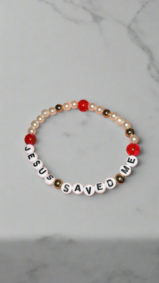 “Jesus Saved Me” Bracelet
