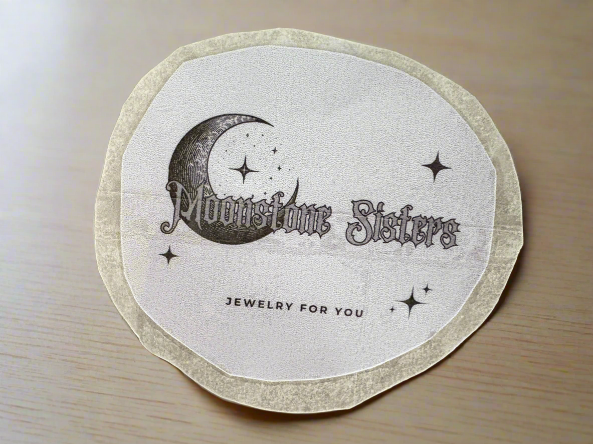 Handmade Moonstone Sisters sticker