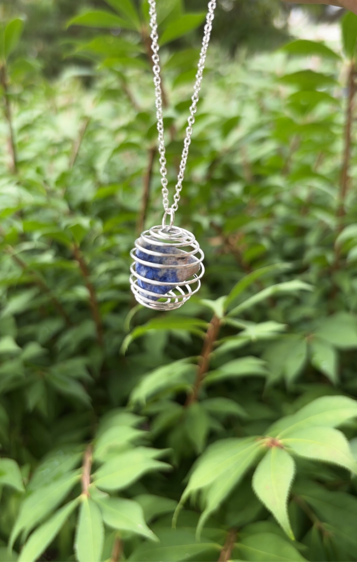 Crystal Wire Wrapped Necklace