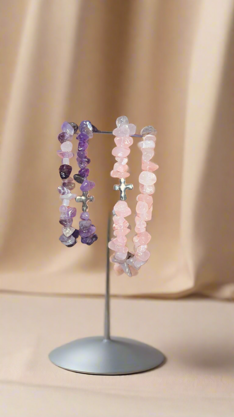 Cute Crystal Chip Bracelet
