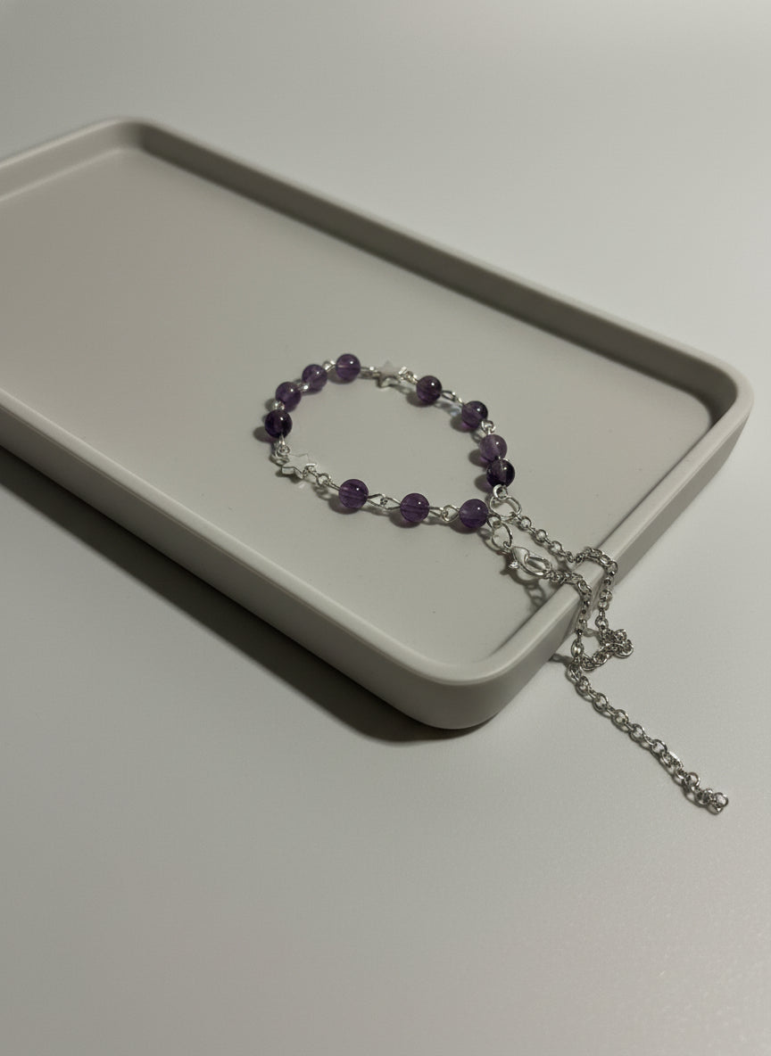 Cora’s Crystal Chip Bracelets